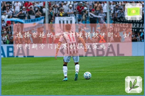 选择合适的世界杯竞猜软件时，如何判断冷门比赛的投注策略？