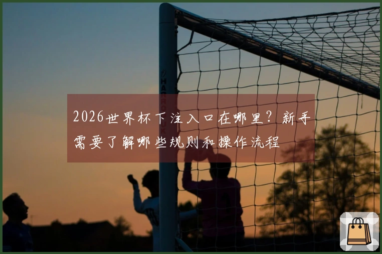 2026世界杯下注入口在哪里?新手需要了解哪些规则和操作流程