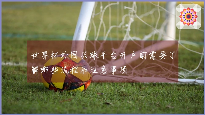 世界杯外围买球平台开户前需要了解哪些流程和注意事项